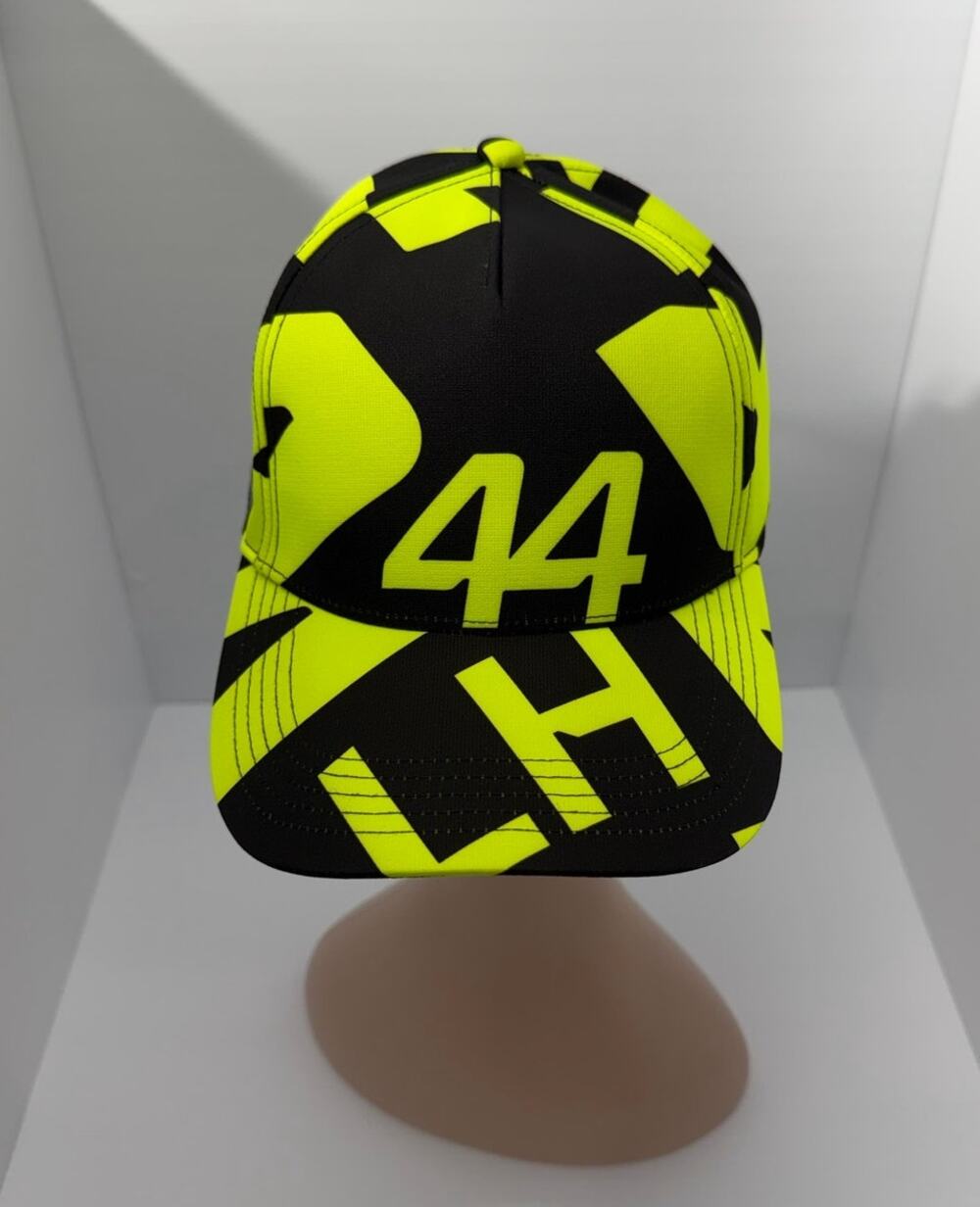 Mercedes AMG Petronas F1 Lewis Hamilton 44 Cap Neon Yellow Black Formula 1 NWT